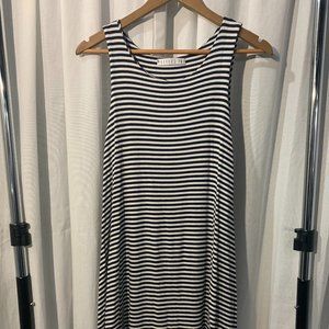 Navy and White Striped dress!